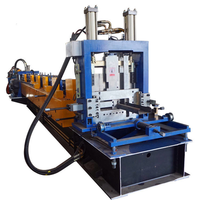 10 متر / دقیقه CZ Purlin Roll Forming Machine PLC Control 14 Raws