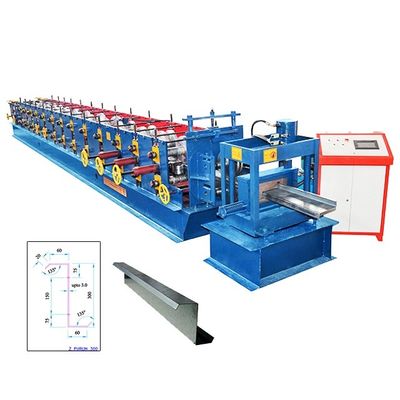 Blue Z Purlin Roll Forming Machine 10m / min برای فولاد رنگی