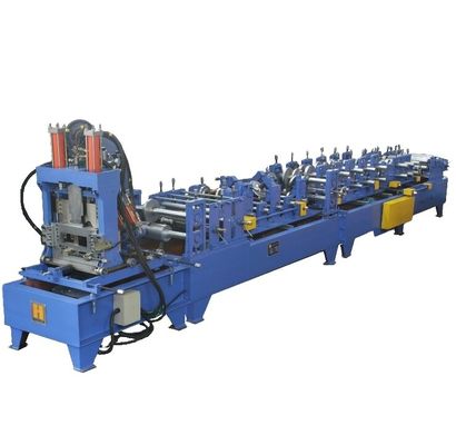 15KW CZ Purlin Roll Forming Machine 20 متر در دقیقه 16 مرحله