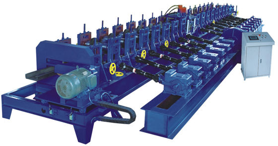 15KW CZ Purlin Roll Forming Machine 20 متر در دقیقه 16 مرحله