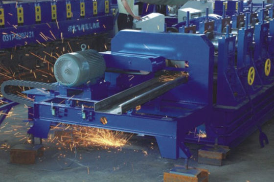 15KW CZ Purlin Roll Forming Machine 20 متر در دقیقه 16 مرحله