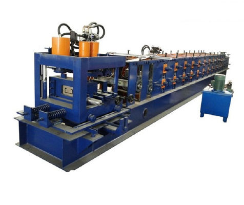 Hydraulic CZ Purlin Roll Forming Machine 5T Double Head Decoiler