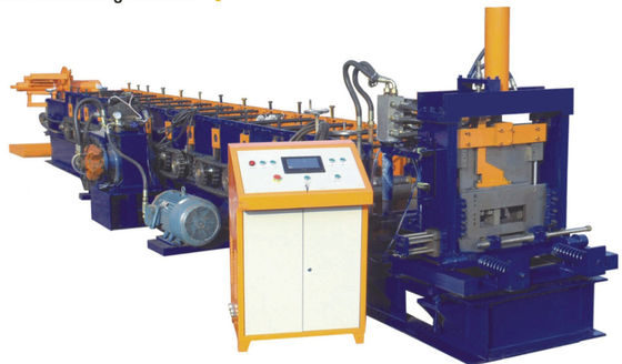 Hydraulic CZ Purlin Roll Forming Machine 5T Double Head Decoiler