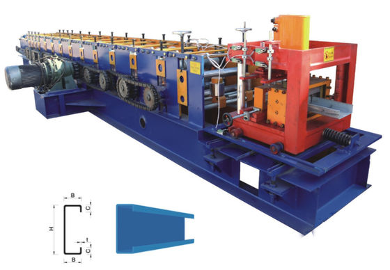7.5KW C رول شکل گیری ماشین آلات C کانال پانچ هیدرولیک