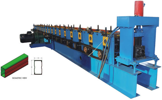 4.5T Storage Rack Roll Forming Machine 5.5KW برای ورق آلومینیوم
