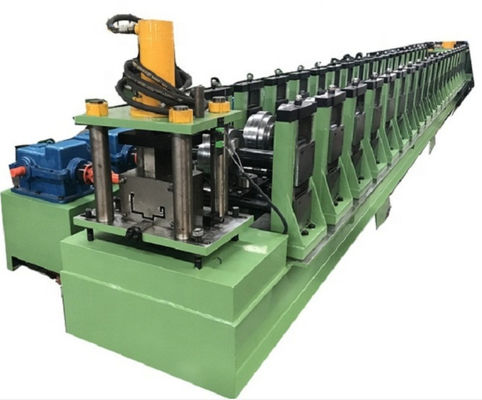 5T Door Frame Roll Forming Machine 25m / min 15 Rolling Stations