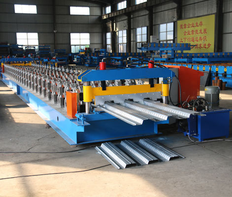 5T Panel Roll Forming Machine 8 / min عرشه طبقه فلزی