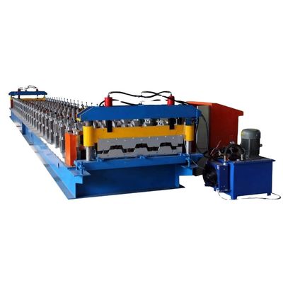 5T Panel Roll Forming Machine 8 / min عرشه طبقه فلزی