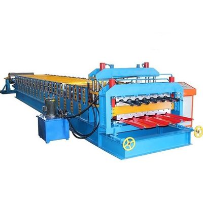 ISO Color Steel Roll Forming Machine 5T برای صفحه کاشی سقف
