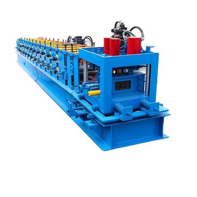 Steel Frame CZ Purlin Roll Forming Machine 18m / min 12 row