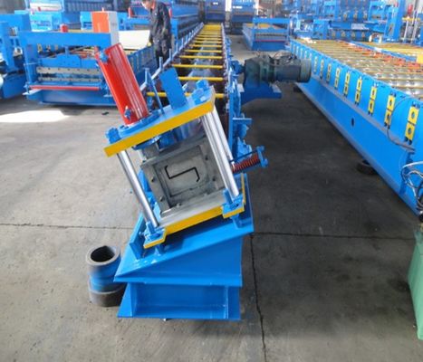 Steel Frame CZ Purlin Roll Forming Machine 18m / min 12 row
