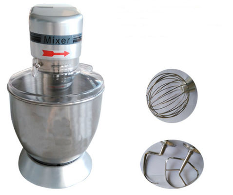 0.3 کیلو وات مخلوط کن دستگاه خمیر پیتزا مخلوط کن 5L فولاد ضد زنگ