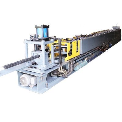 50Hz Storage Rack Roll Forming Machine 25m / min Cr12 Hydraulic Cutting