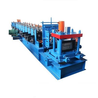15T CZ Purlin Roll Forming Machine 90 mm Roller Hydraulic Punching
