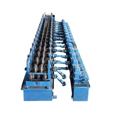 Red Crash Barrier Roll Forming Machine 15m / min 3T تغذیه دستی