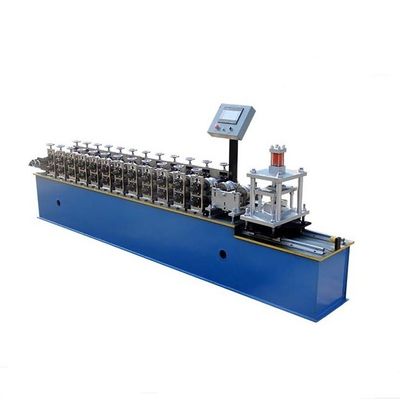 3.2T فولاد شاتر درب رول رول تشکیل دستگاه 5.5KW 12 ایستگاه