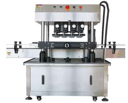 Eight Wheel Dia 55mm Food Capping Machine 1000w 120b/min