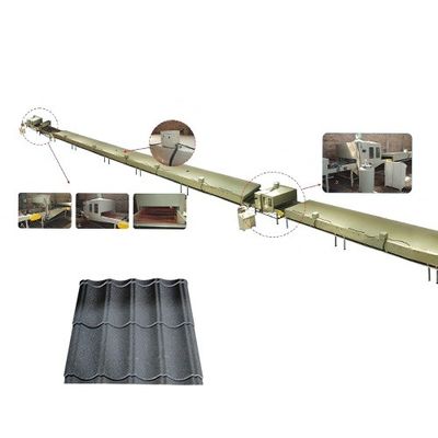 ISO کاشی بام پوشش داده شده با سنگ ISO ، ماشین ساخت کاشی سقف دستی 30T