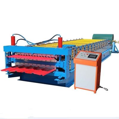 ISO Color Steel Roll Forming Machine 5T برای صفحه کاشی سقف
