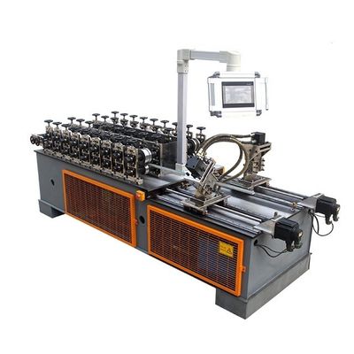 رول تشکیل گل میخ فولادی 25 متر در دقیقه ، دستگاه ساخت کانال خاکستری C